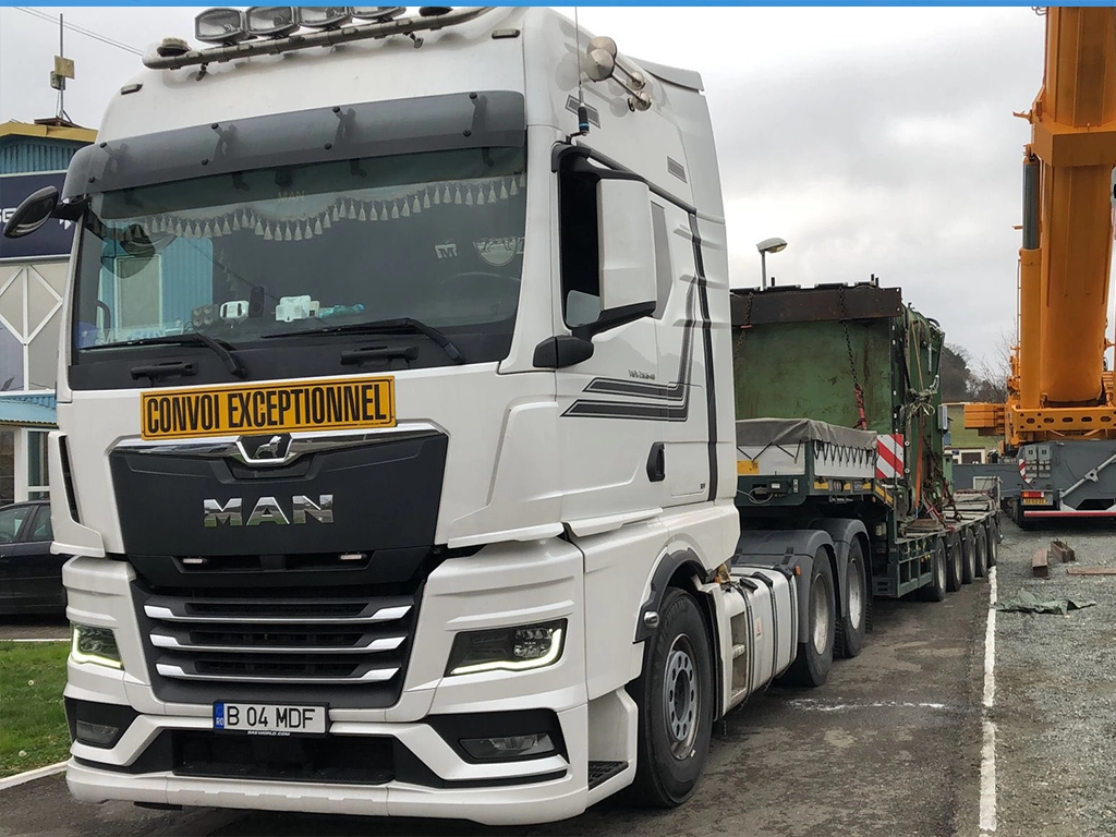 Camion MAN de generatie noua din flota companiei Special Cargo Europe