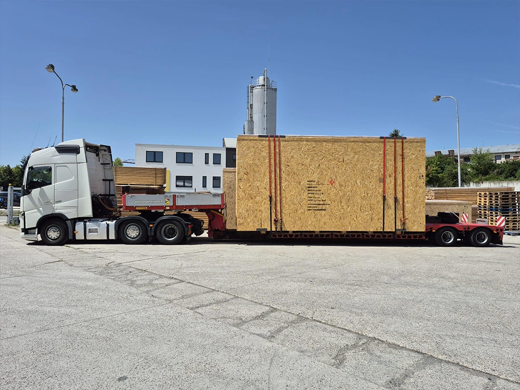 Transport agabaritic cu semitrailere specializate